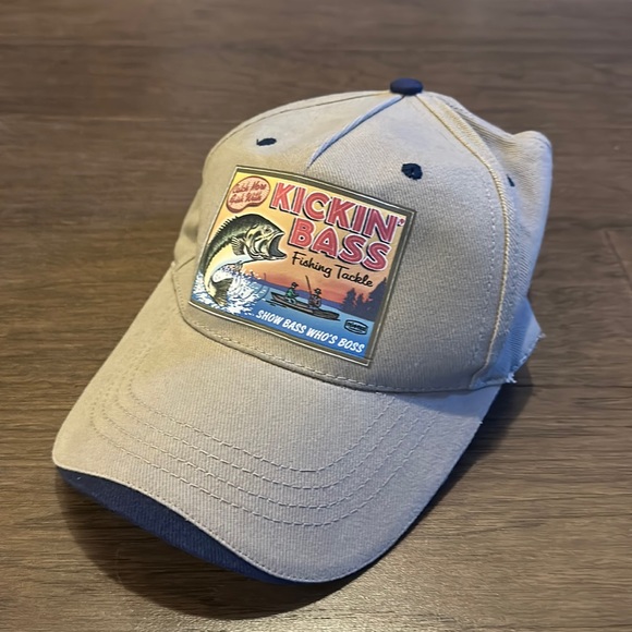 Kickin’ Bass Fishing Tackle Hat - Picture 1 of 5